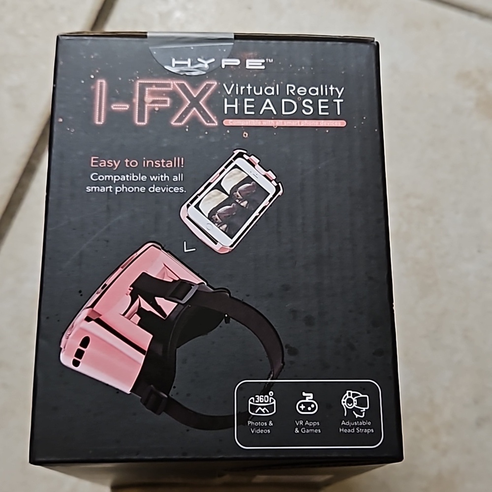 Hype I-Fx Virtual Reality Headset Compatible w/ All Smart Phones 360° Views - Picture 2 of 9
